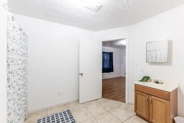a bathroom with a sink and a toilet