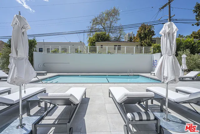 a view of yard with outdoor seating
