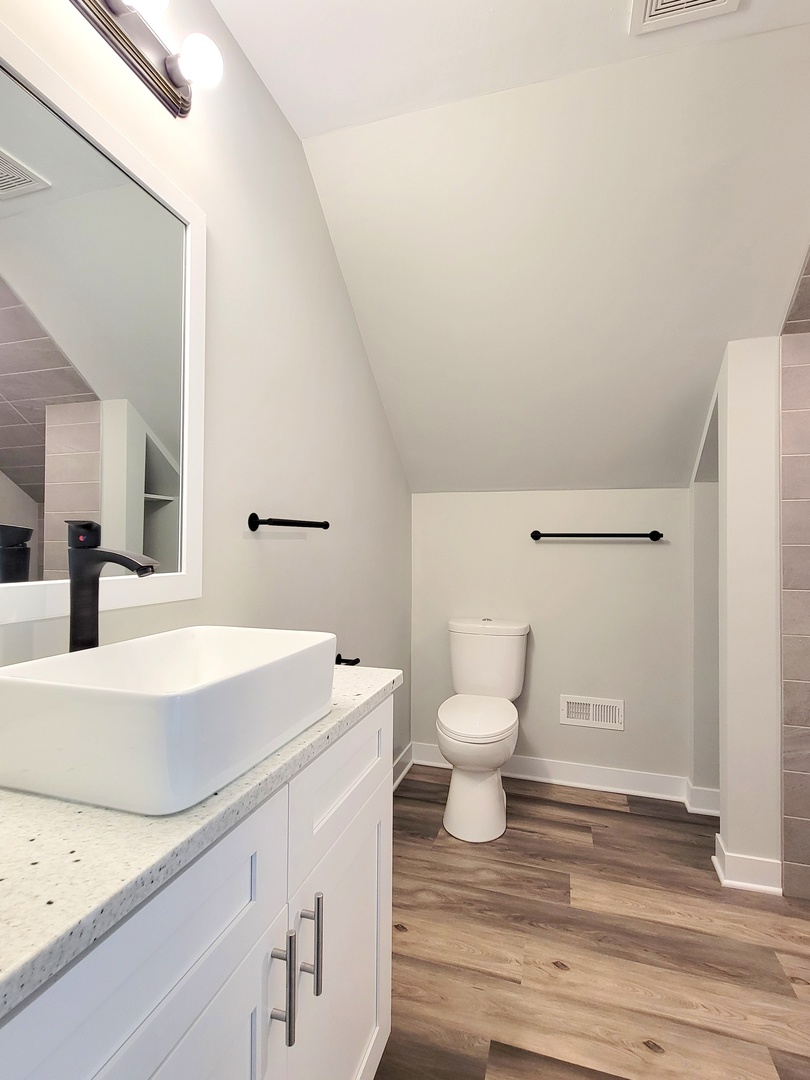 S333 Winfield Road Winfield, IL 60190 - Photo 12 of 37 a bathroom with a sink toilet and shower
