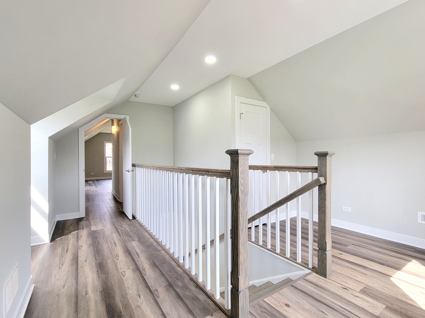 S333 Winfield Road Winfield, IL 60190 - Photo 15 of 37 a view of a hallway with wooden floor and stairs