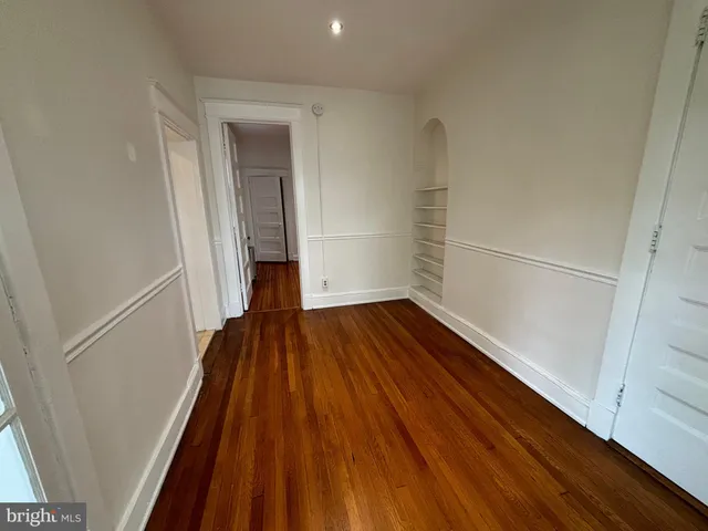 a view of wooden floor in a room