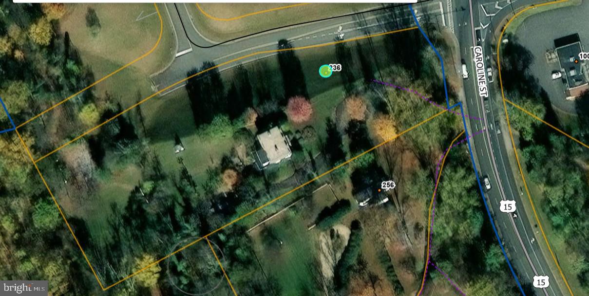 236 Caroline Street Orange, VA 22960 - Photo 3 of 3 Aerial View of the property: 2.95 Acres
