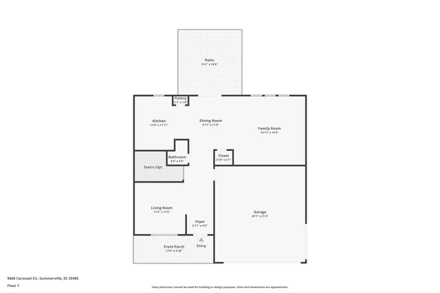 $439,000 | 9666 South Carousel Circle, Summerville, SC 29485