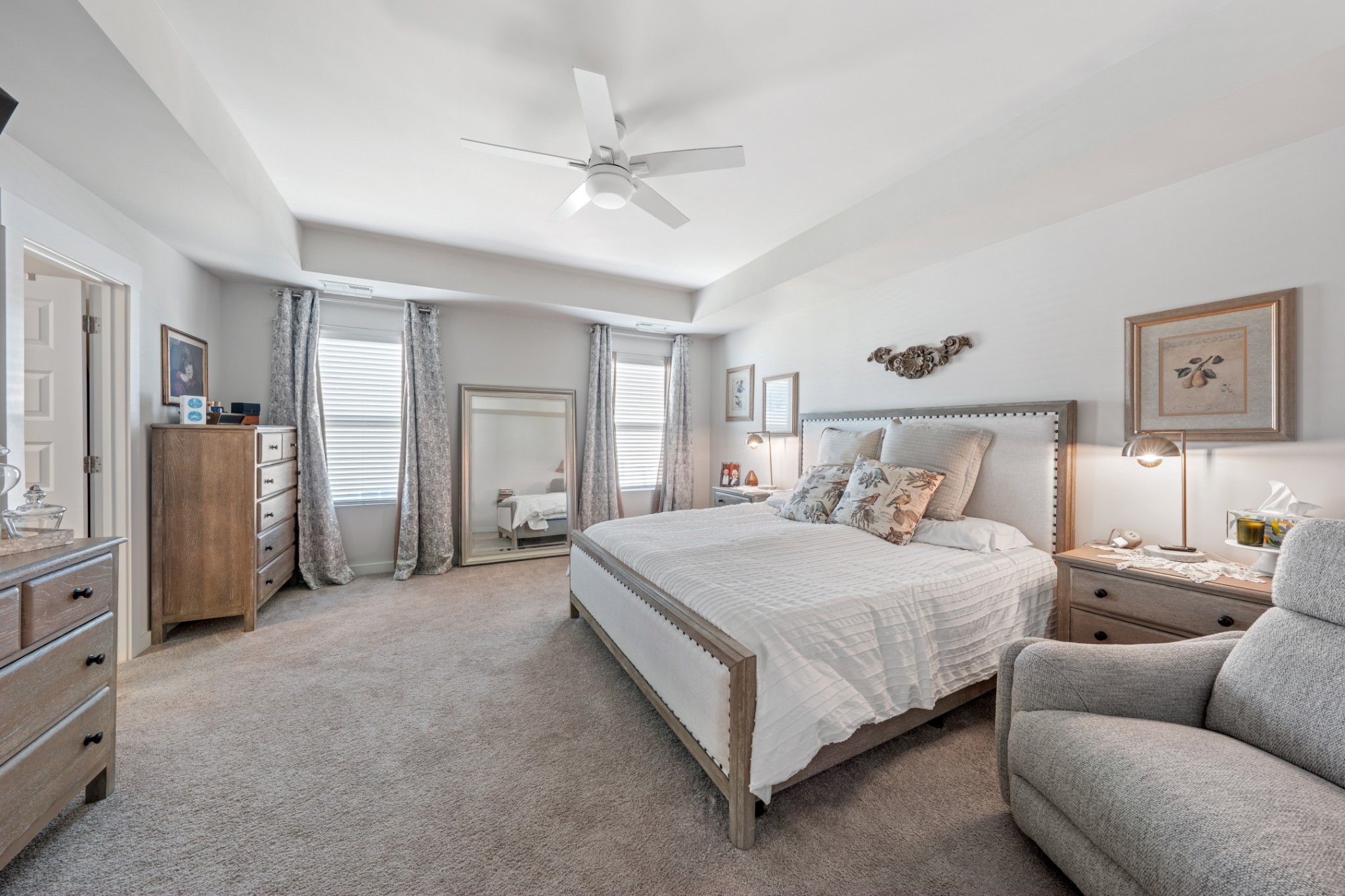 158 Southwind Run Spring Hill, TN 37174 - Photo 28 of 43 a bedroom with bed couch and window