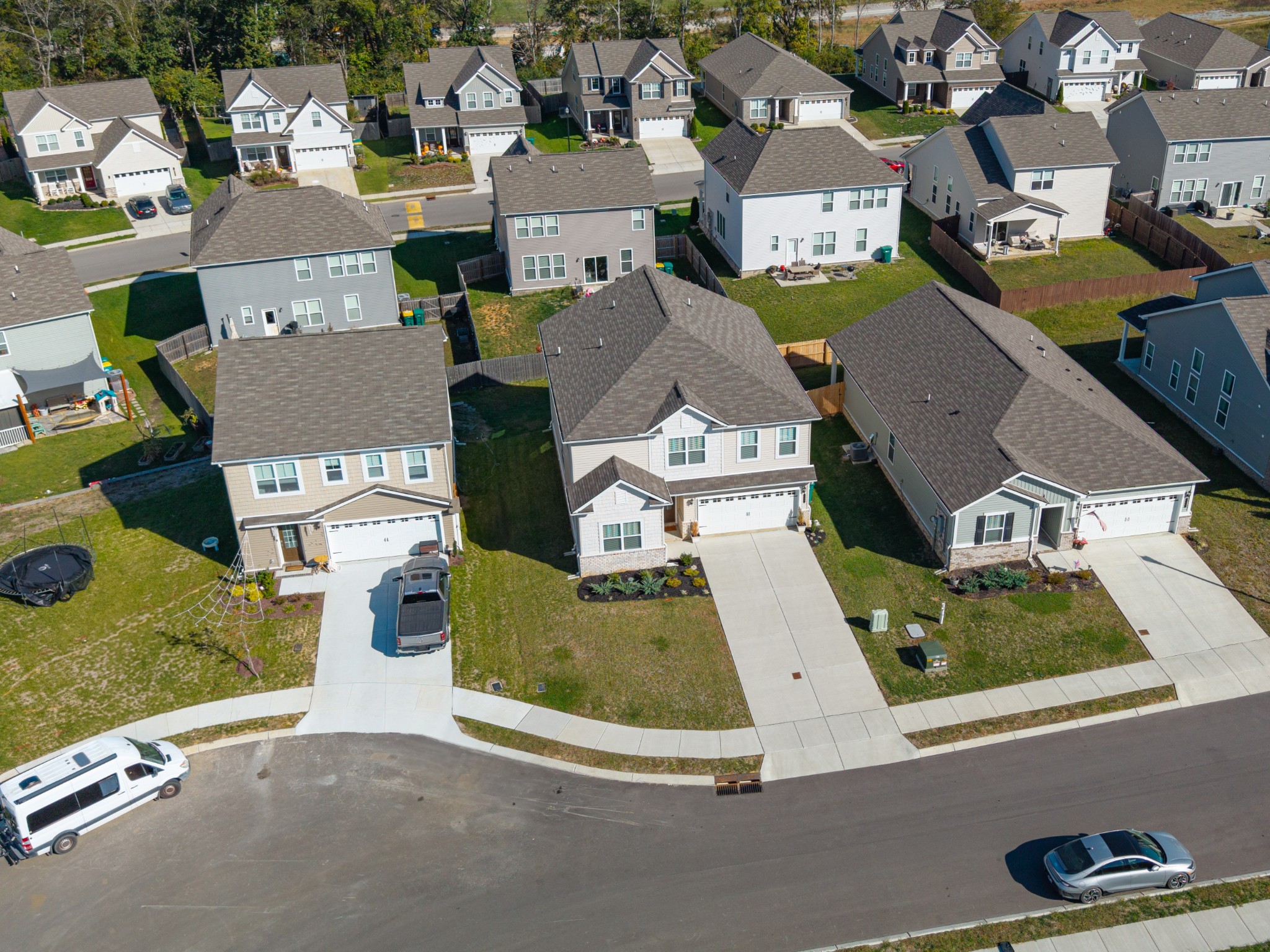 158 Southwind Run Spring Hill, TN 37174 - Photo 36 of 43 an aerial view of residential houses with outdoor space