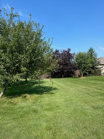 a view of an outdoor space and a yard