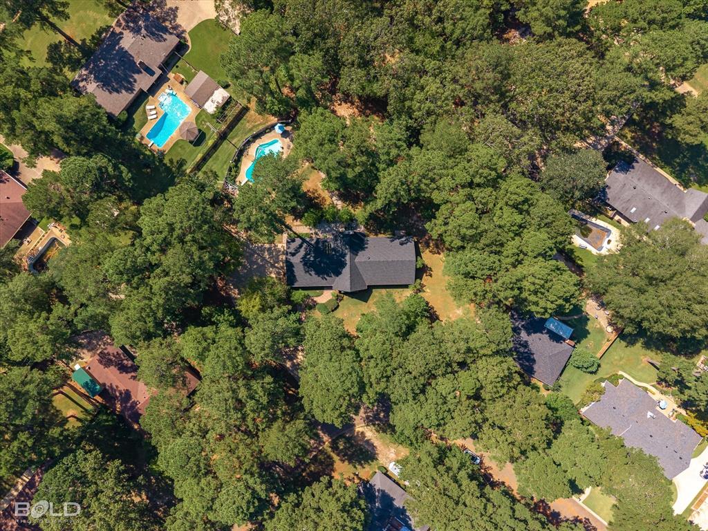 1200 North Acres Circle Springhill, LA 71075 - Photo 40 of 40 an aerial view of residential house with outdoor space and trees all around