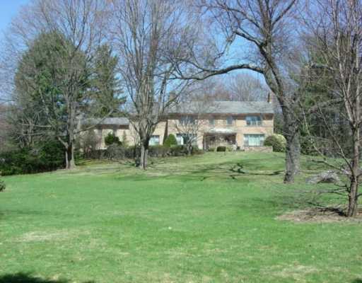 a view of backyard with green space