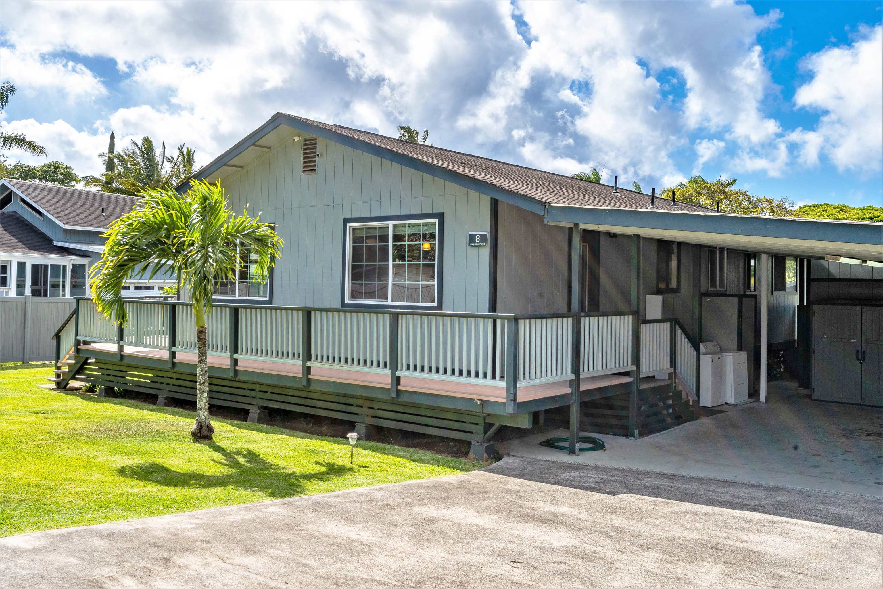 8 Laupapa Place Haiku, HI 96708 - Photo 1 of 30 a view of a house with a backyard and a patio