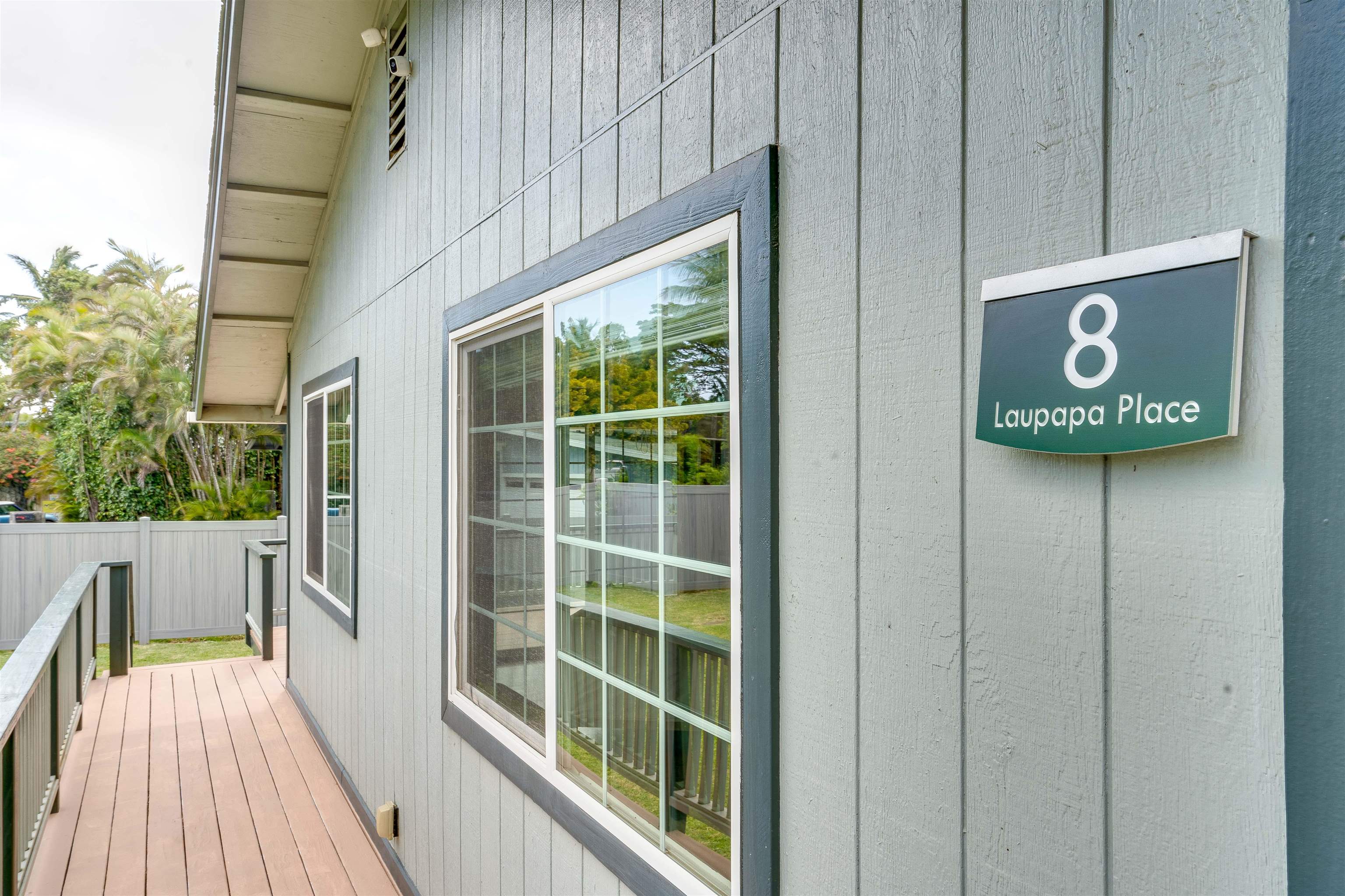 8 Laupapa Place Haiku, HI 96708 - Photo 14 of 30 a view of a wooden wall with a window