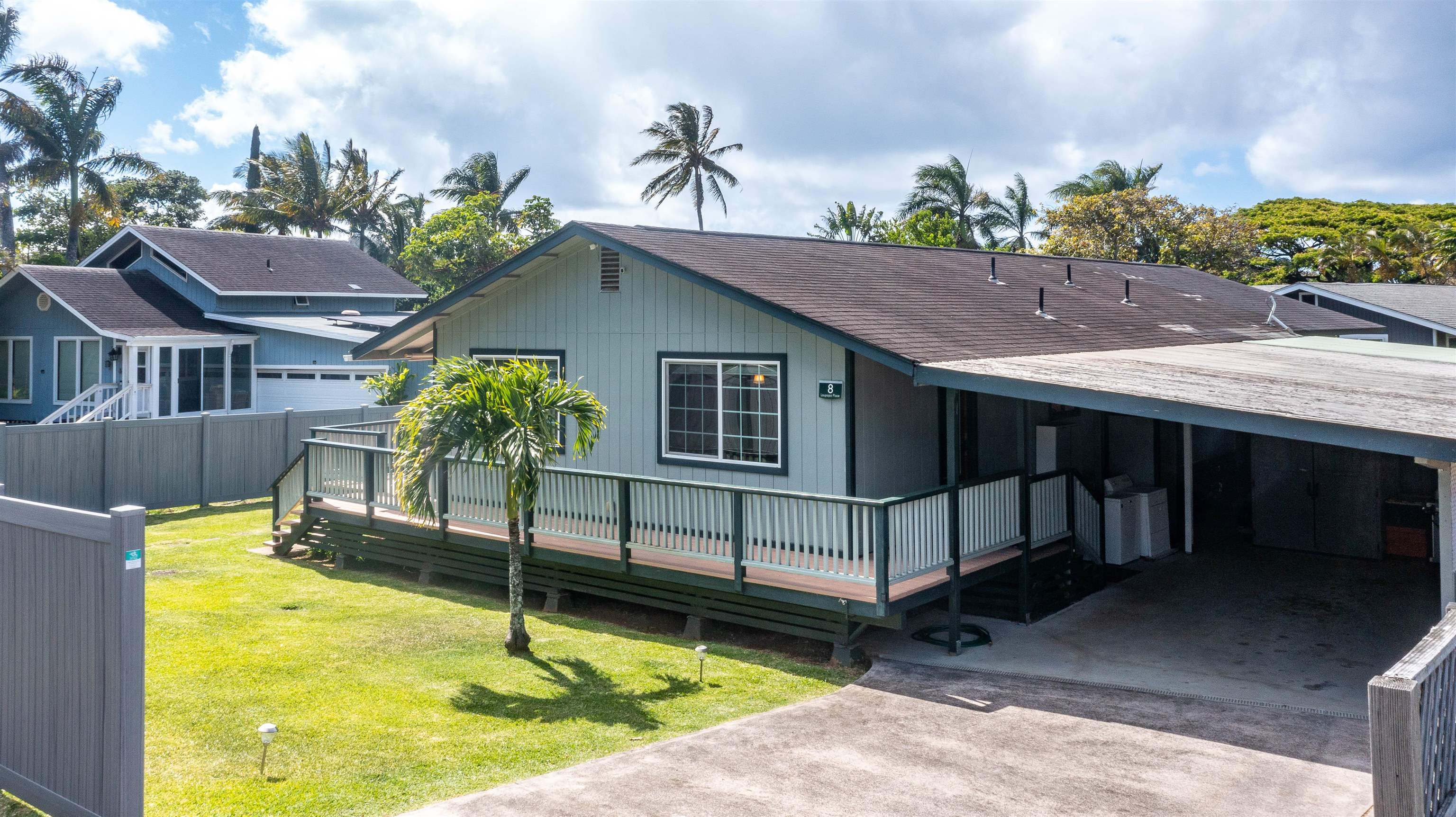 8 Laupapa Place Haiku, HI 96708 - Photo 19 of 30 a view of a house with a swimming pool