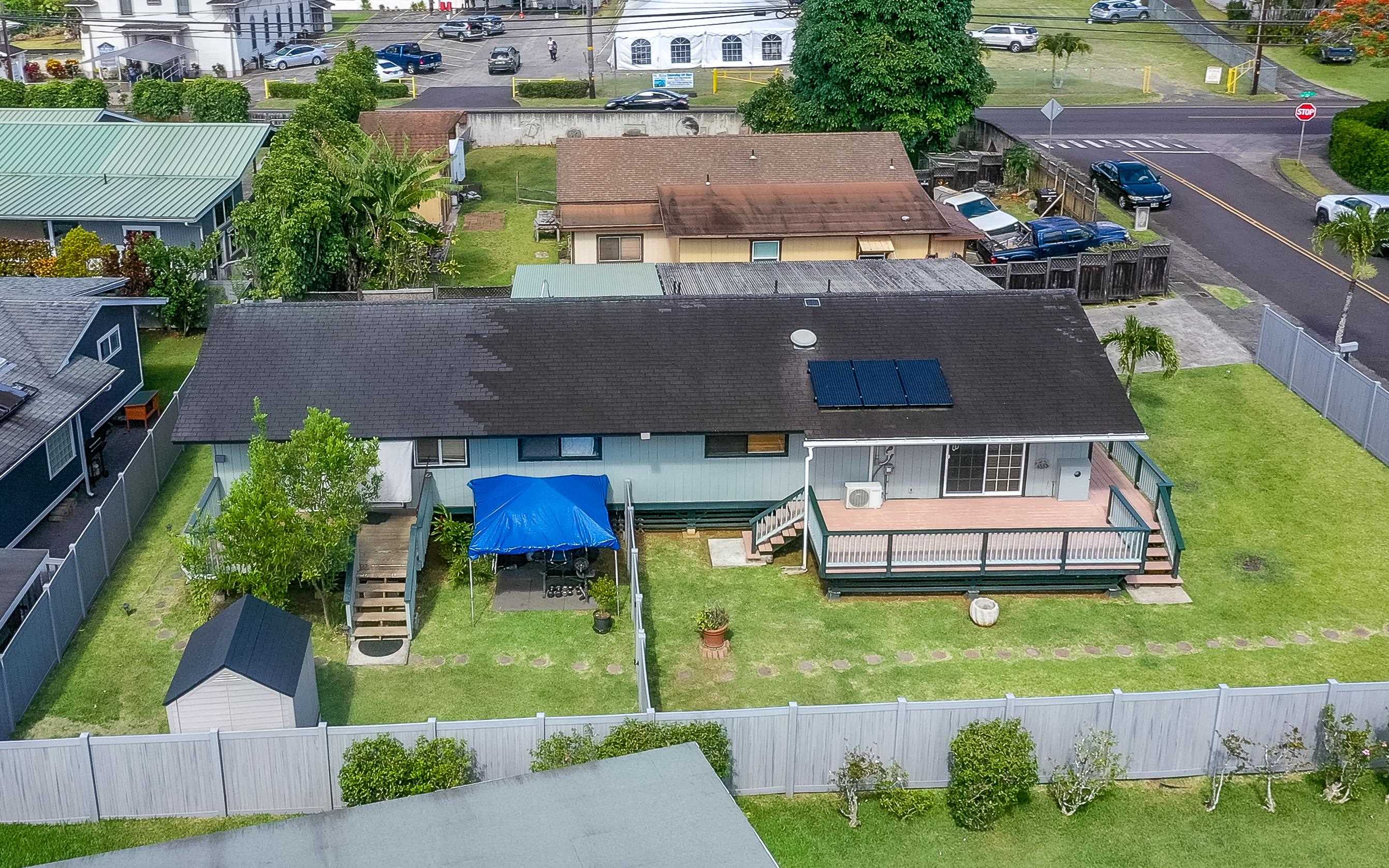 8 Laupapa Place Haiku, HI 96708 - Photo 27 of 30 an aerial view of a house with a garden