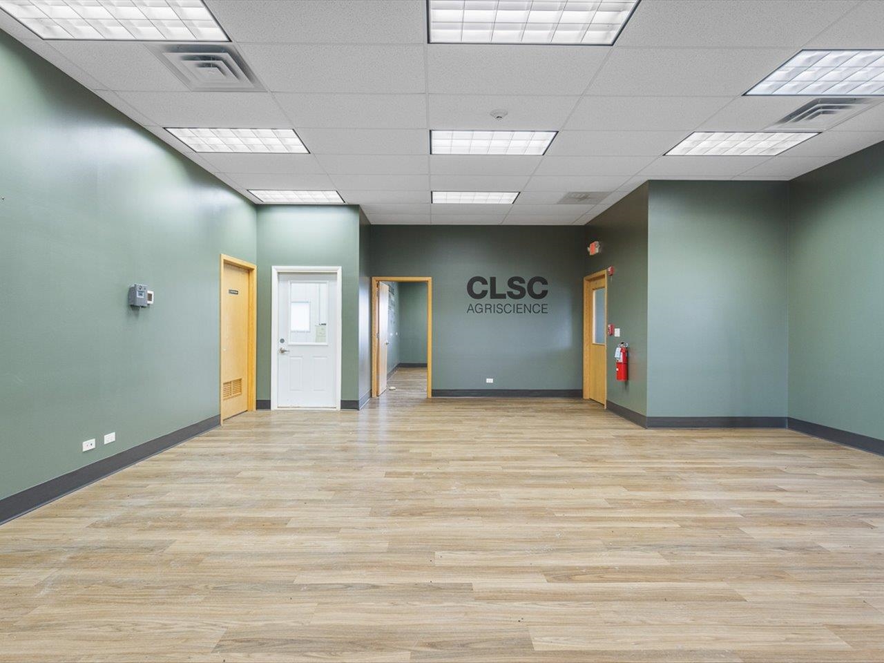 11635 Wange Road Capron, IL 61012 - Photo 12 of 57 a view of an empty room with glass door