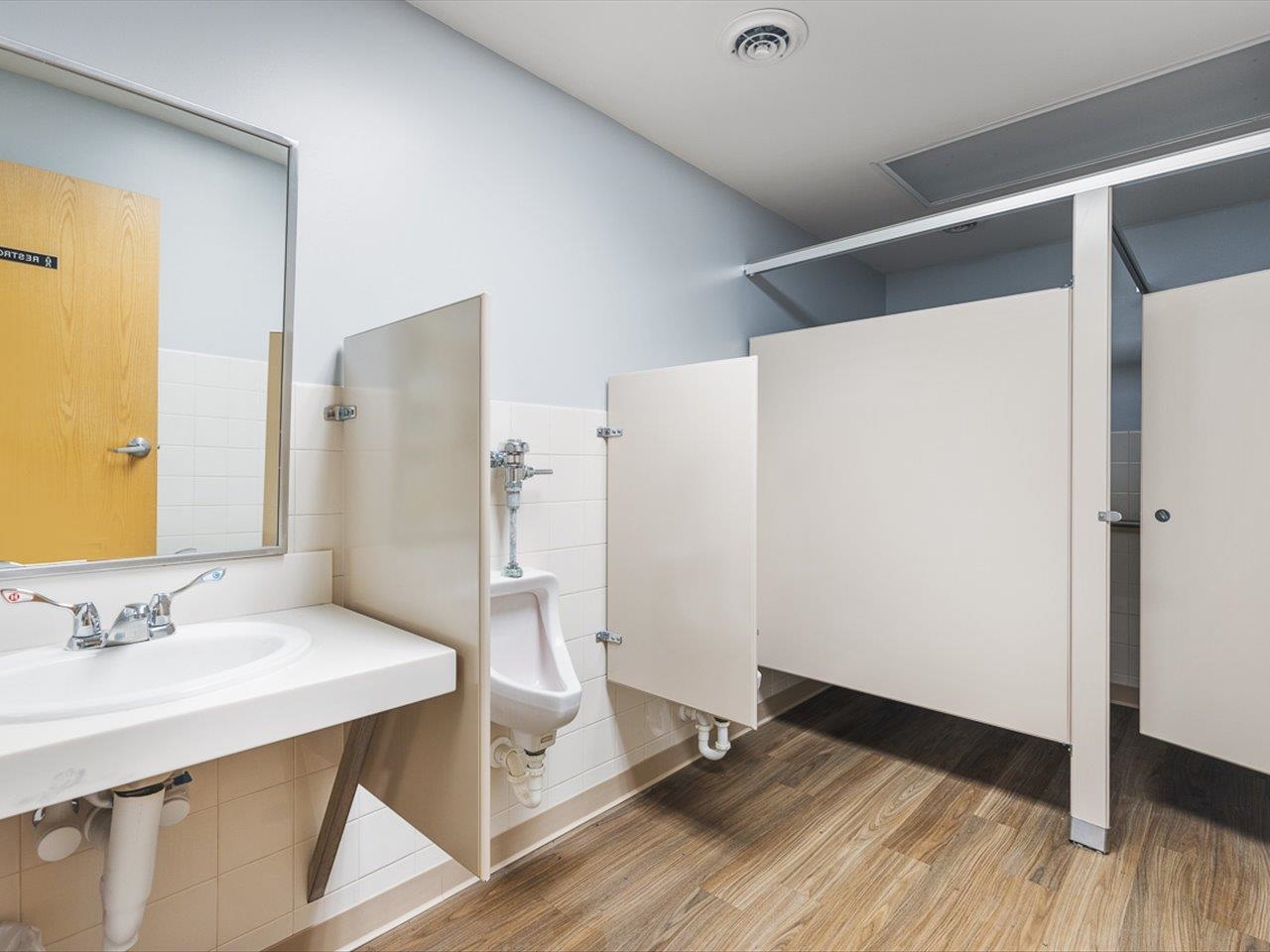 11635 Wange Road Capron, IL 61012 - Photo 49 of 57 a bathroom with a sink and a mirror