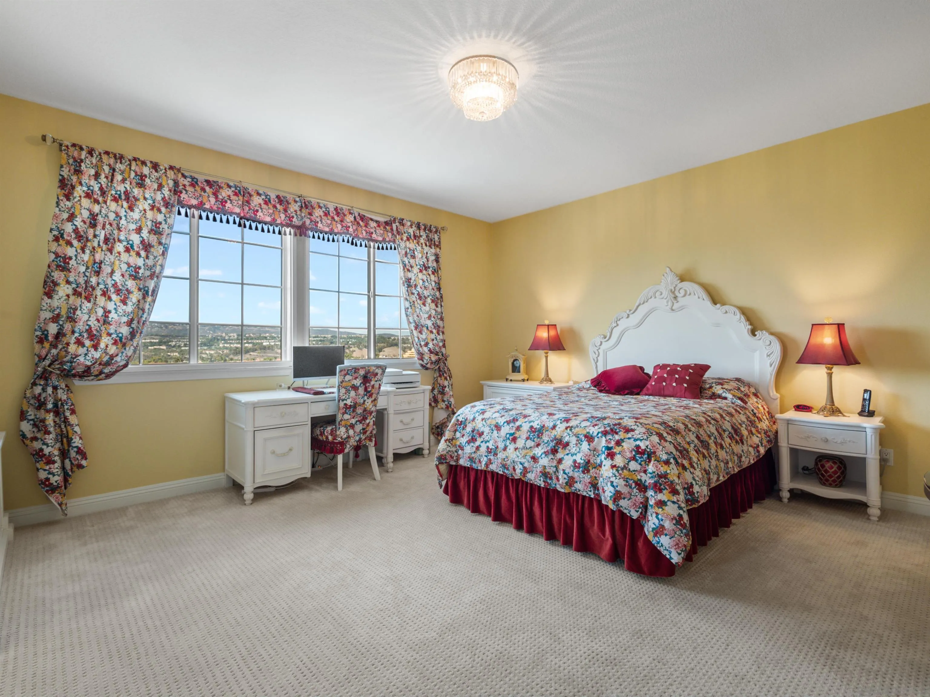 27751 Country Lane Road Laguna Niguel, CA 92677 - Photo 36 of 43 a bedroom with a bed and a table lamp