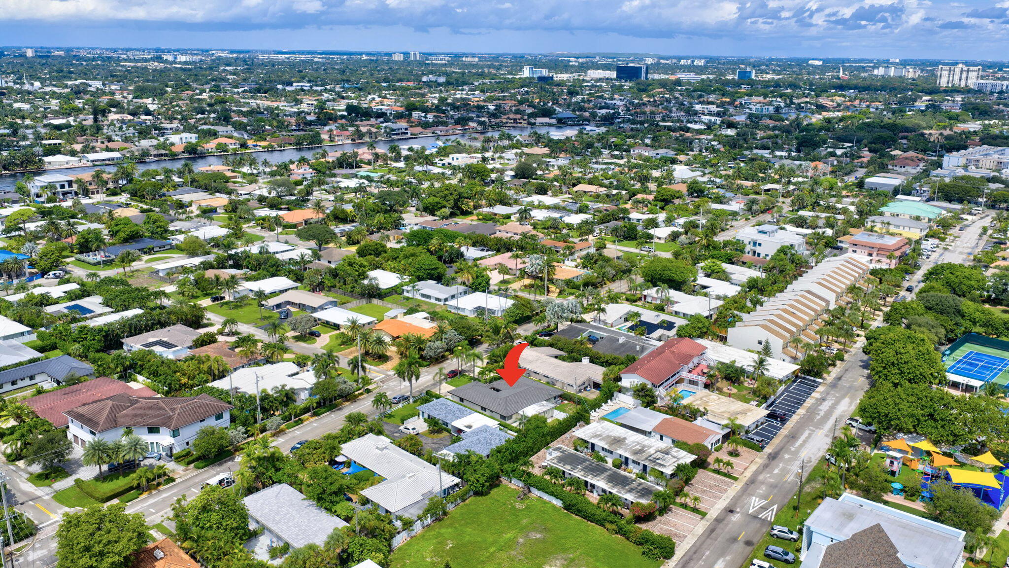 4442 Sea Grape Drive, Unit 1NORTH Lauderdale-by-the-Sea, FL 33308 - Photo 34 of 35 an aerial view of multiple house