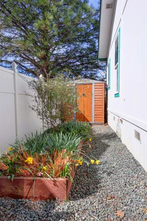 a view of a house with a patio