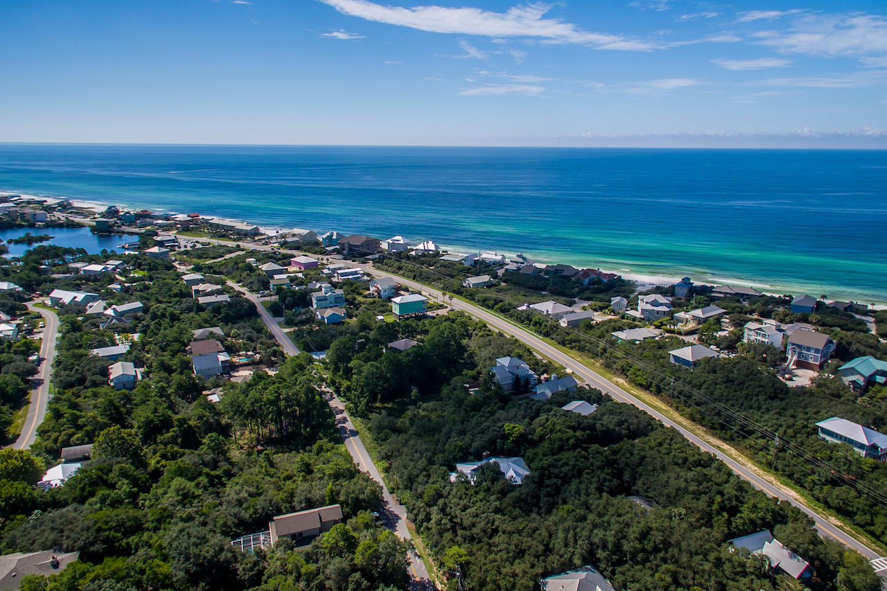 71 Baird Road Santa Rosa Beach, FL 32459 - Photo 3 of 16 an aerial view of residential building and ocean