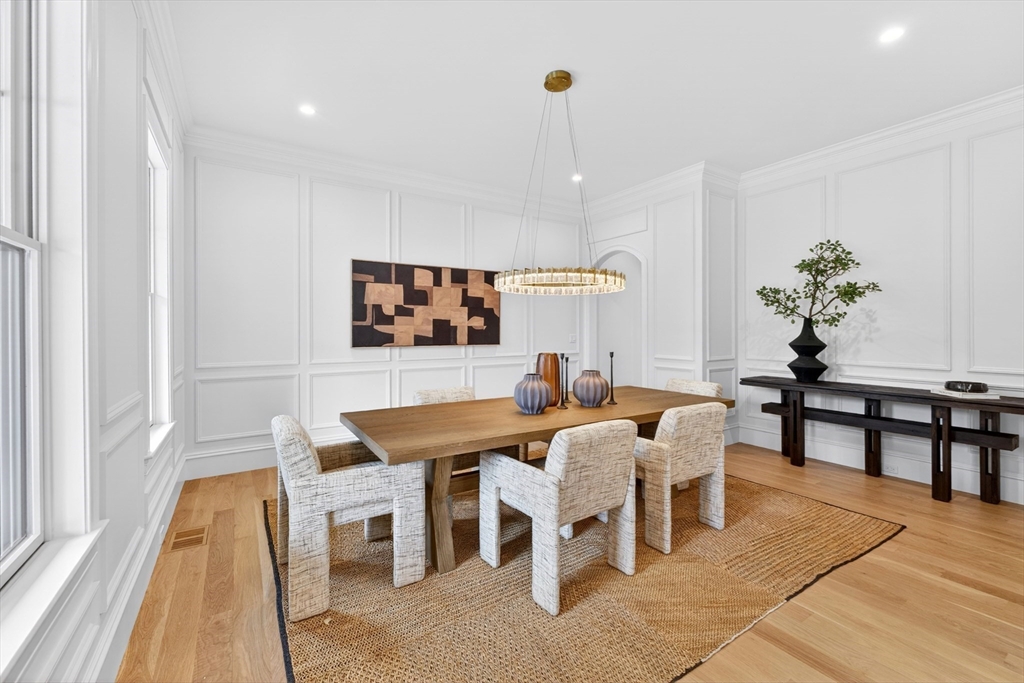 8 Crestview Road Needham, MA 02492 - Photo 22 of 30 a view of a dining room with furniture