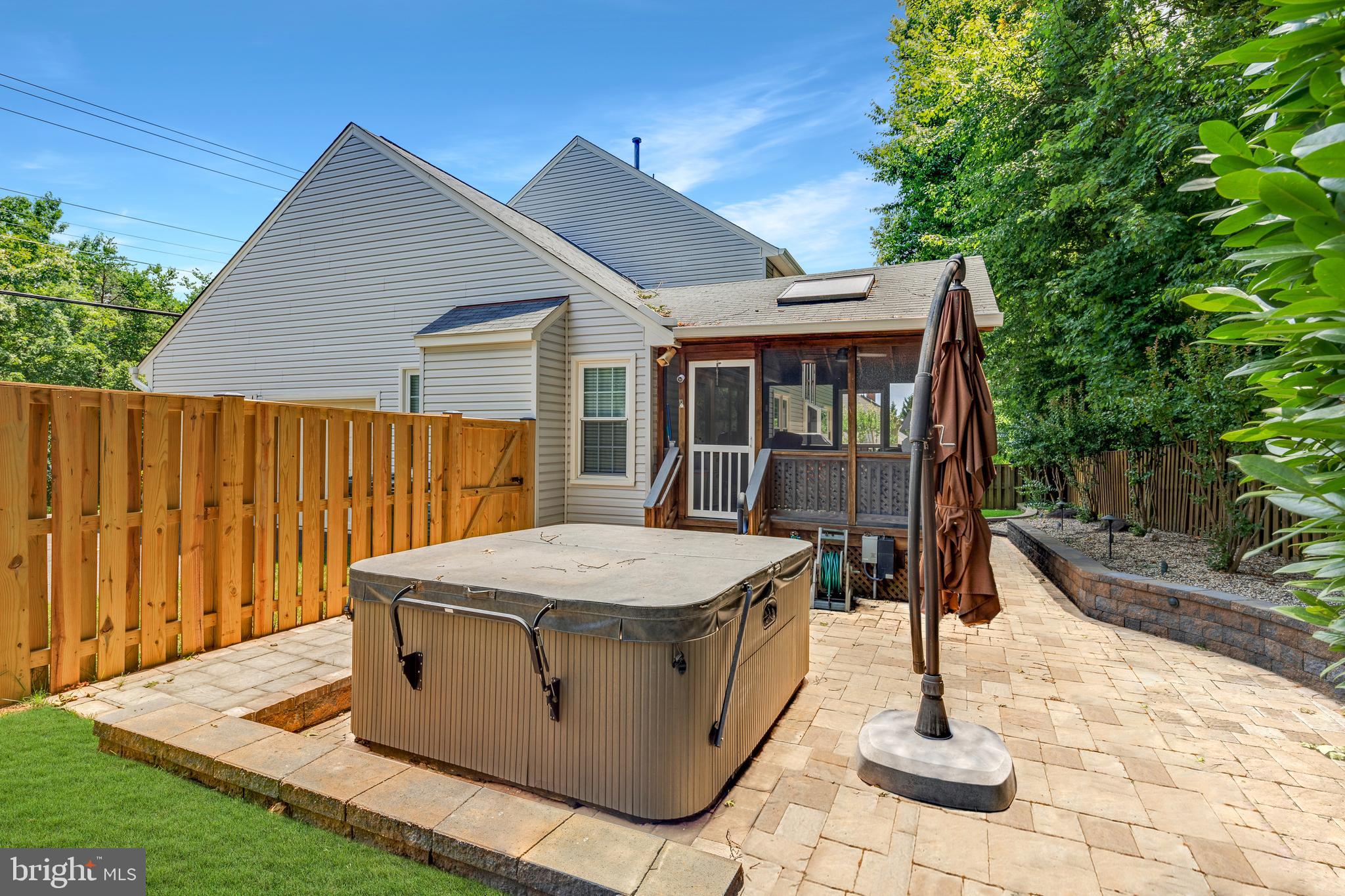 8536 Hooes Road Springfield, VA 22153 - Photo 44 of 49 Hot Tub & Patio