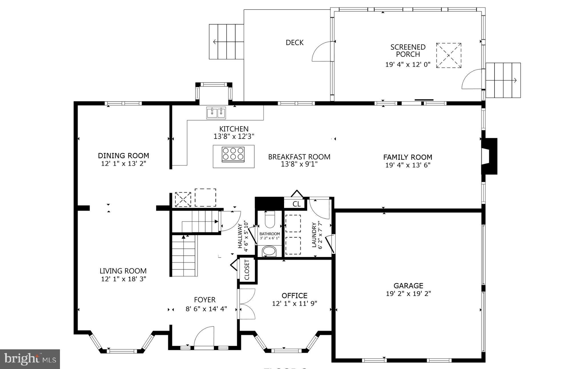 8536 Hooes Road Springfield, VA 22153 - Photo 47 of 49 Main Level Floor Plan