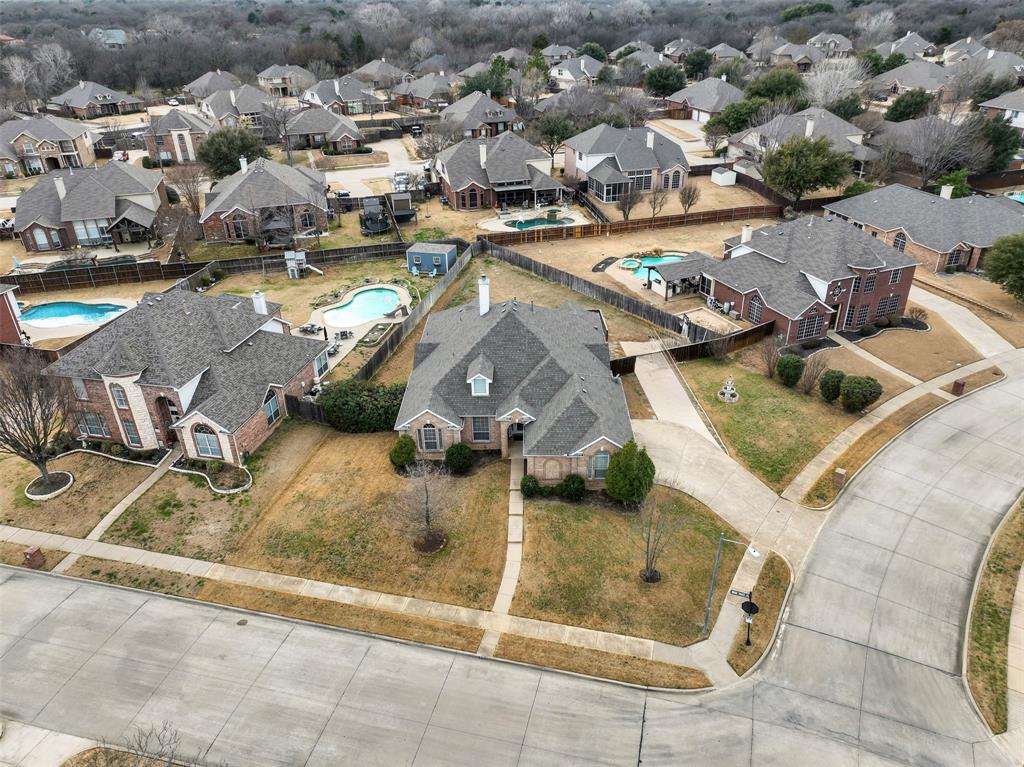 1801 Rim Rock Trail Mansfield, TX 76063 - Photo 27 of 40 an aerial view of a residential houses with outdoor space