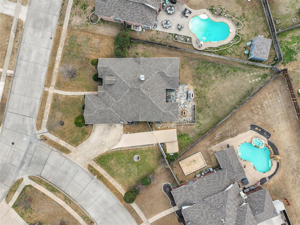 1801 Rim Rock Trail Mansfield, TX 76063 - Photo 30 of 40 an aerial view of a house with outdoor space
