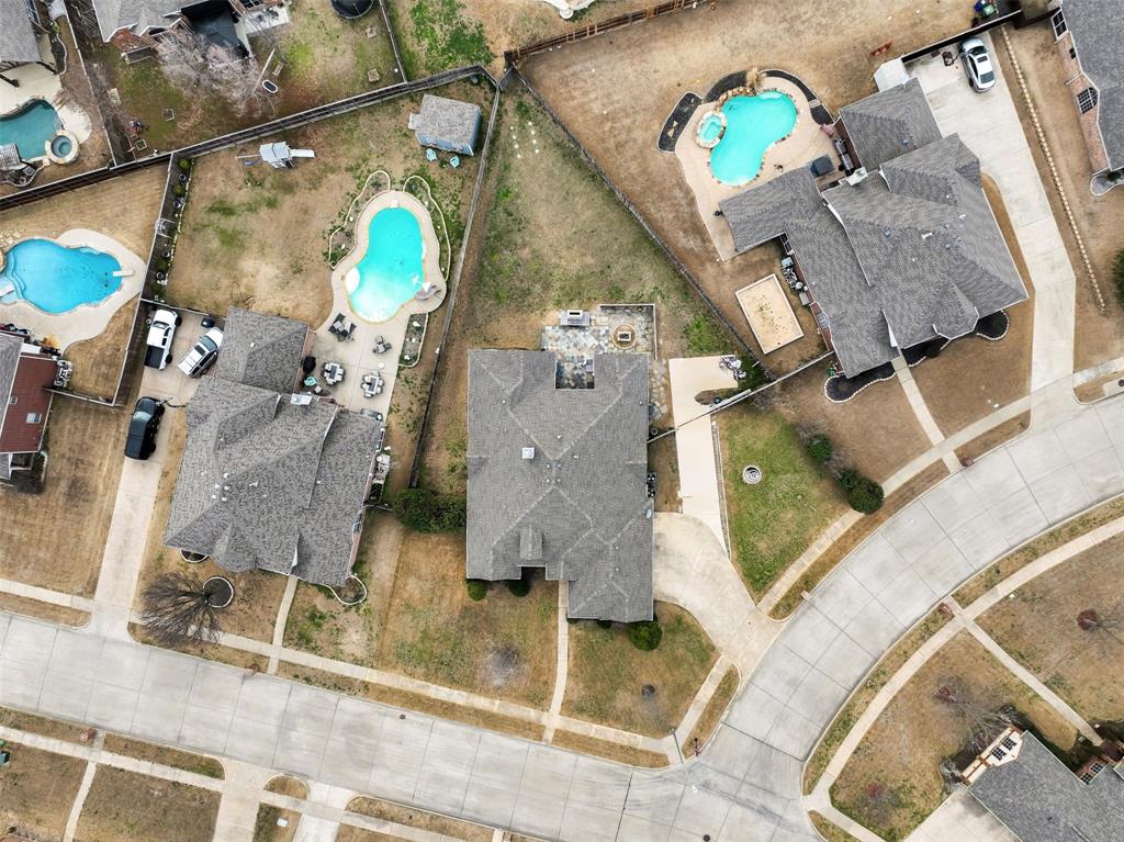 1801 Rim Rock Trail Mansfield, TX 76063 - Photo 31 of 40 an aerial view of a highlighted house