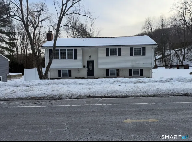 a view of house with a yard