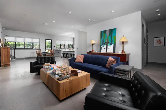 a kitchen with counter space sink and stove