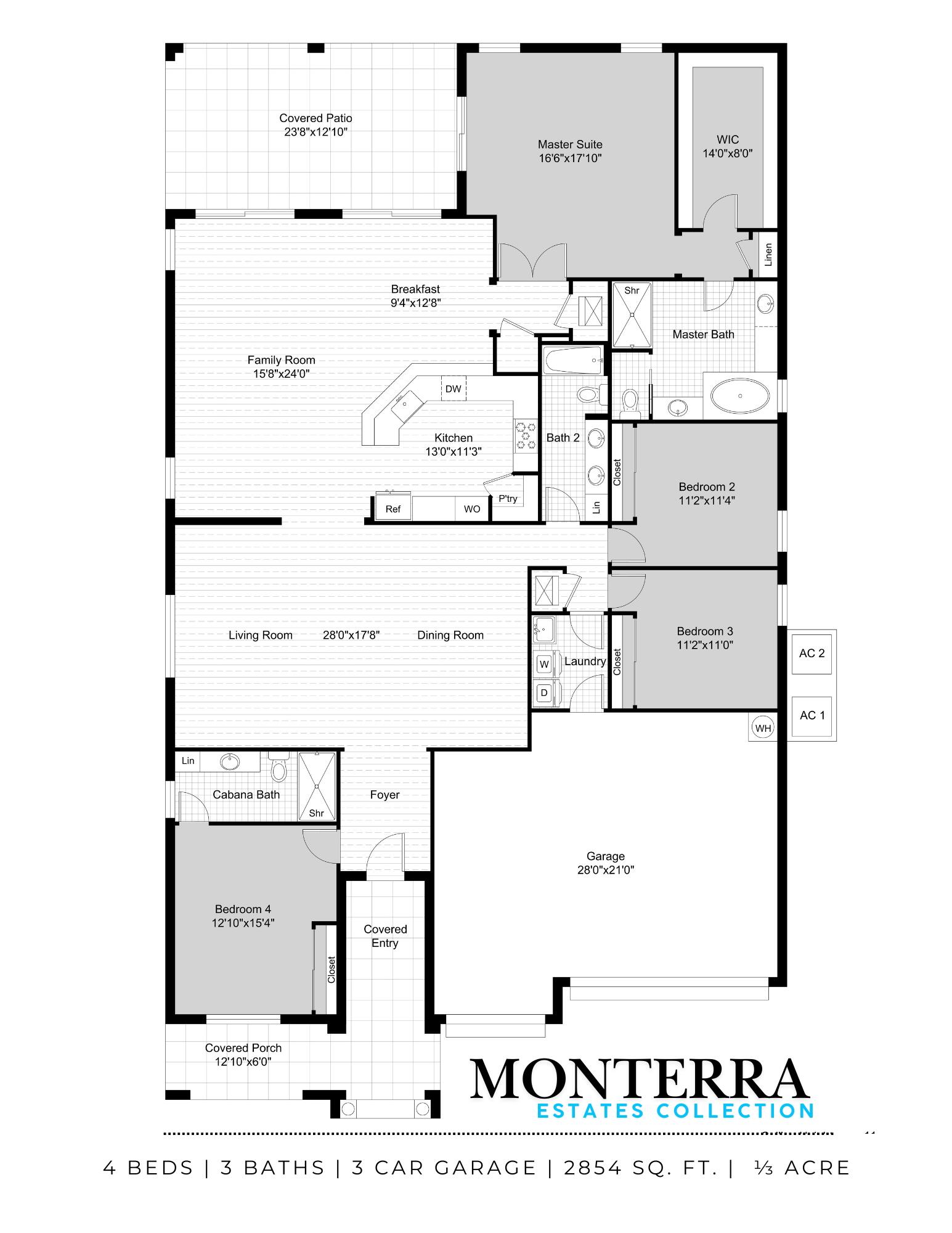 313 Rudder Cay Way Jupiter, FL 33458 - Photo 102 of 104 Monterra Final 2D Floor Plan IMAGE