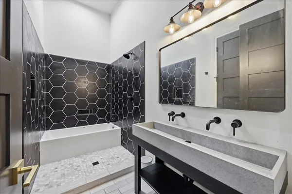 a kitchen with a stove and a refrigerator