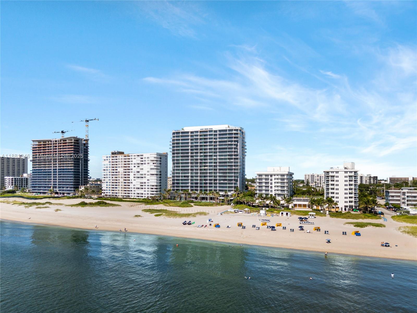 1116 North Ocean Boulevard, Unit 1404 Pompano Beach, FL 33062 - Photo 68 of 80 a view of a city with tall buildings