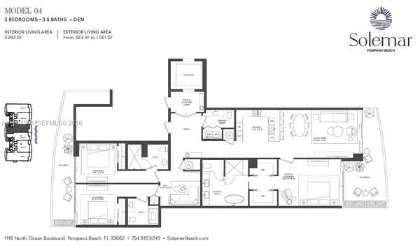 $18,500 | 1116 North Ocean Boulevard, Unit 1404, Pompano Beach, FL 33062