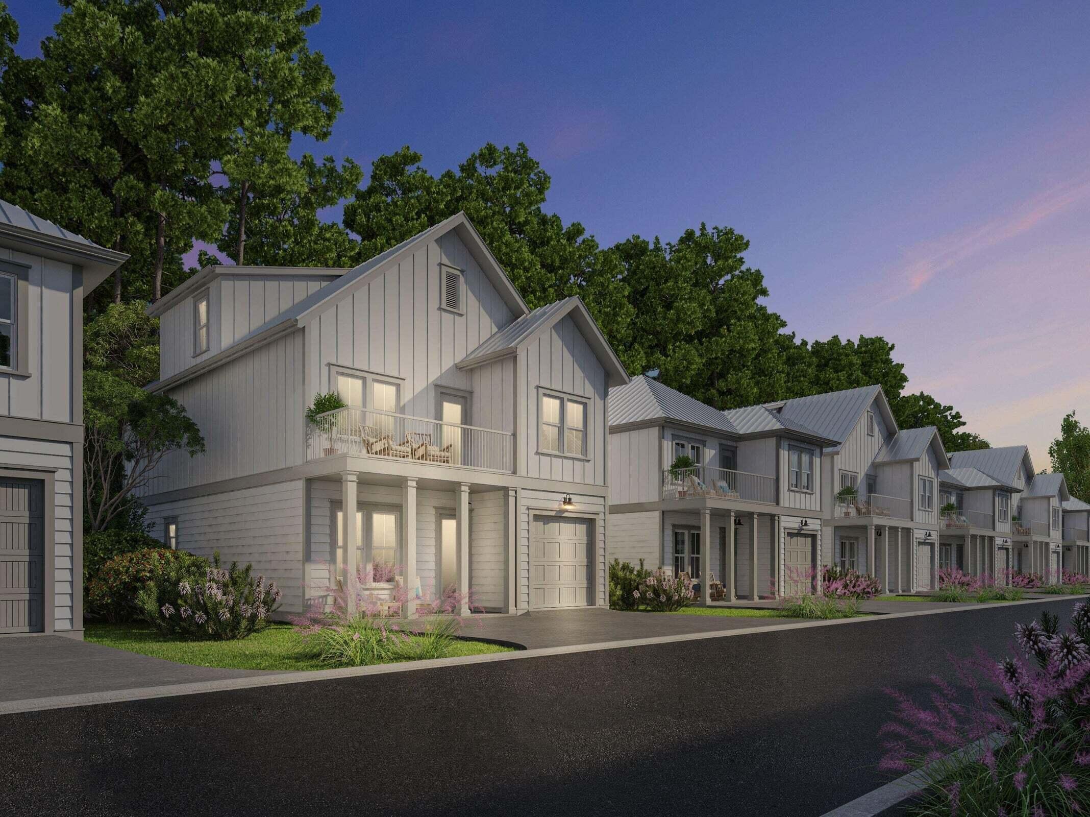 55 Nautilus Coast Dr Inlet Beach, Unit LOT 6 Inlet Beach, FL 32461 - Photo 30 of 42 Pearl 2 Twilight Rendering