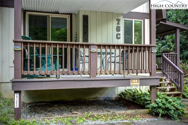 an outdoor view of garden with patio