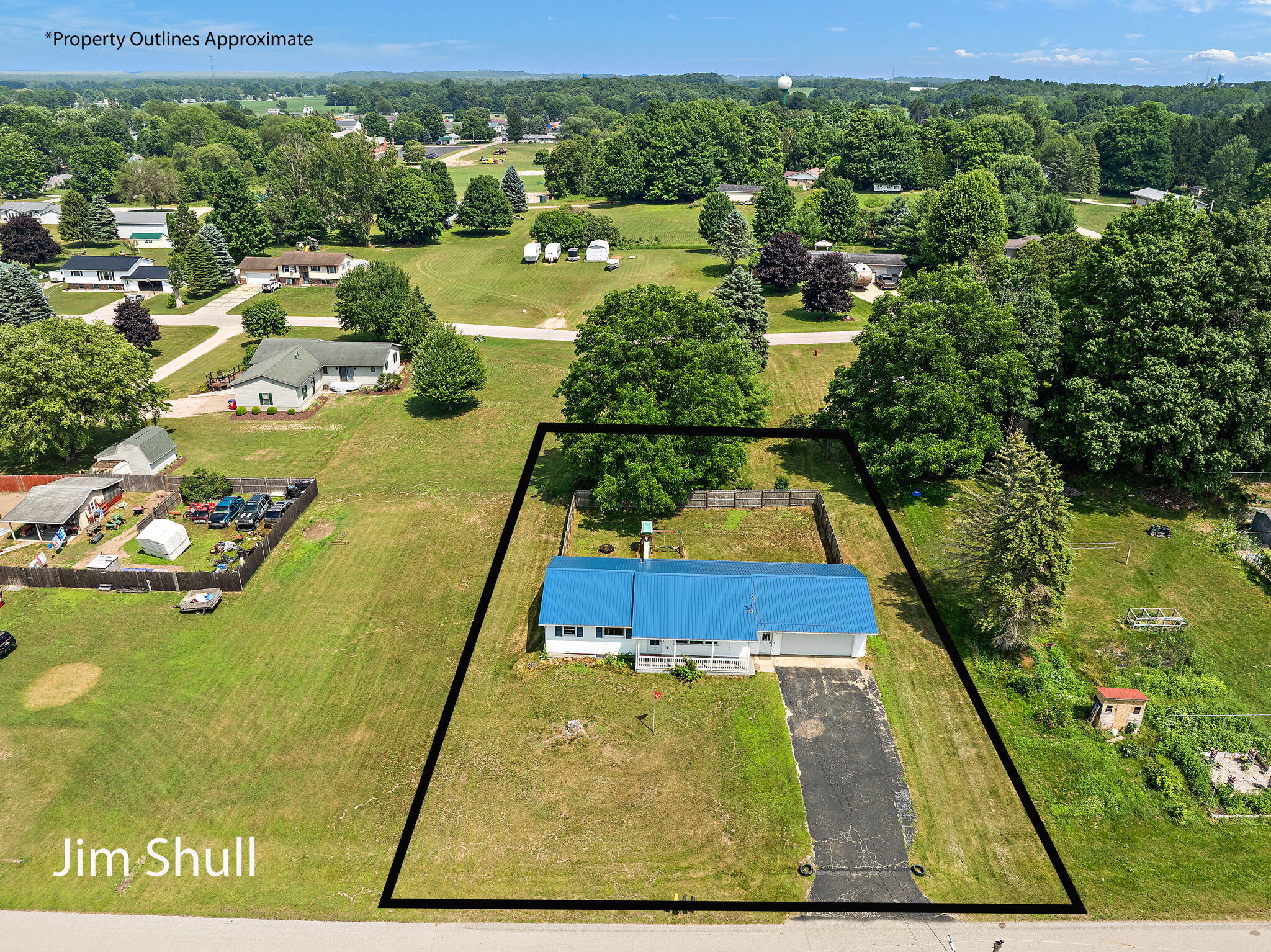 348 Munn Street Hesperia, MI 49421 - Photo 36 of 46 48-web-or-mls-DJI_0046-Property Lines