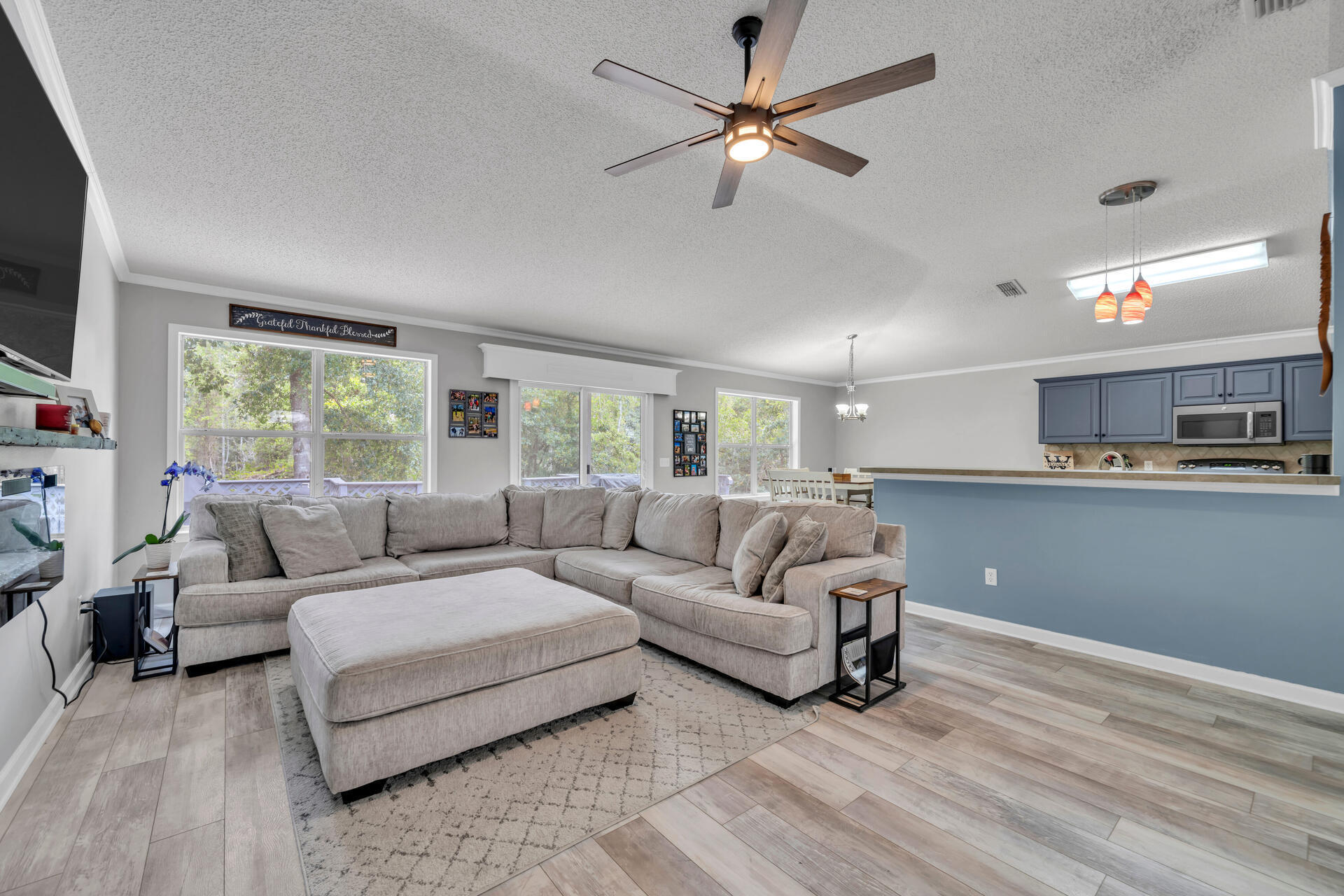 318 Peggy Drive Crestview, FL 32536 - Photo 12 of 47 a living room with furniture and a flat screen tv