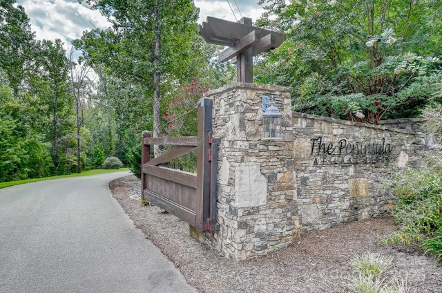 a view of a pathway of a building