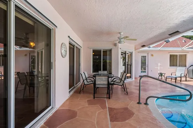 a outdoor space with furniture