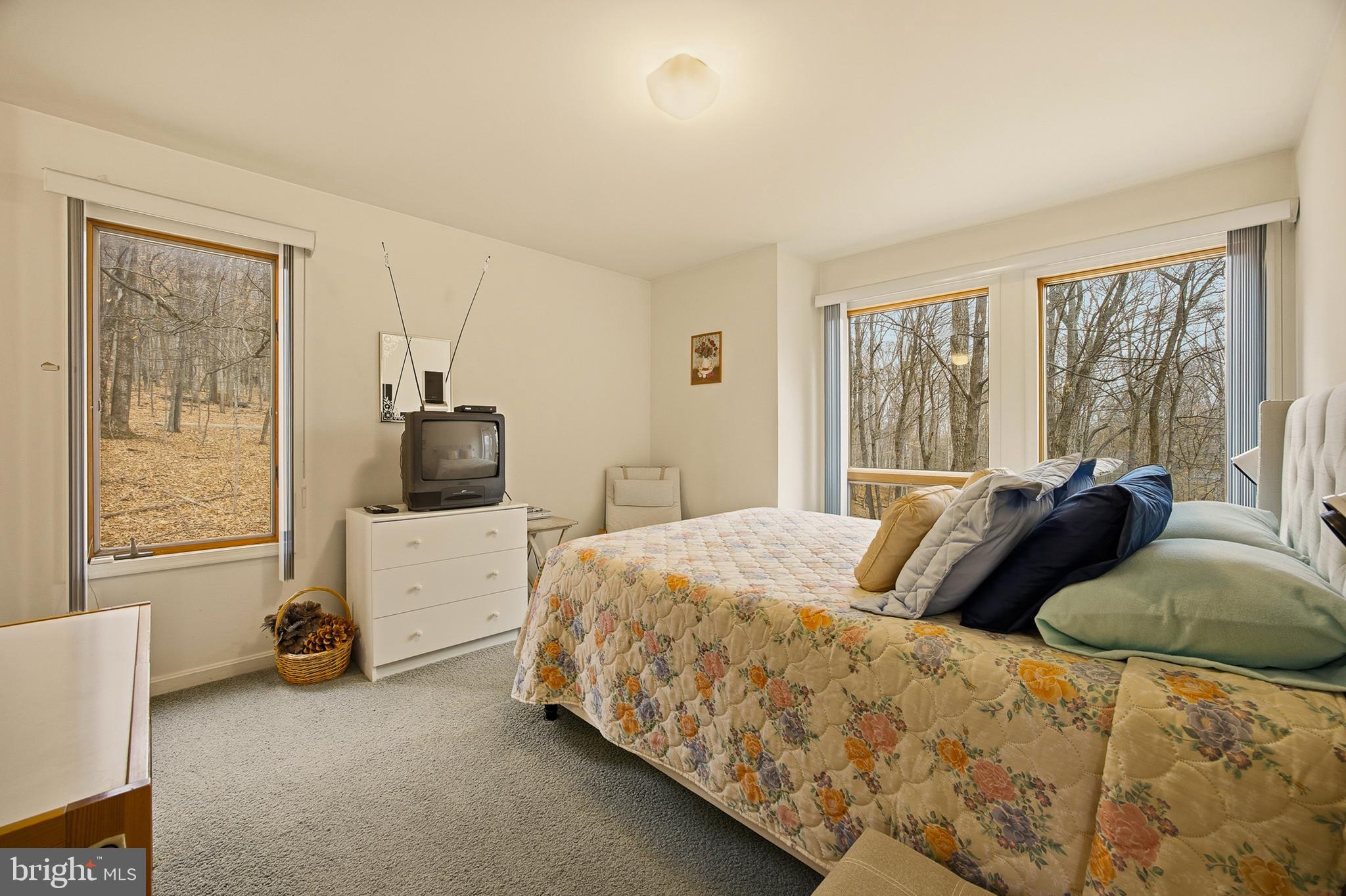 16 Gopher Trail Berkeley Springs, WV 25411 - Photo 19 of 52 a bed sitting in a bedroom next to a window