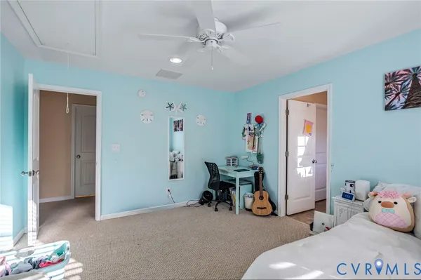 a view of a room with toys