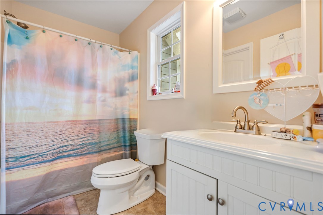 338 Thessalonia Road Bremo Bluff, VA 23022 - Photo 30 of 50 a bathroom with a sink a toilet and a bathtub