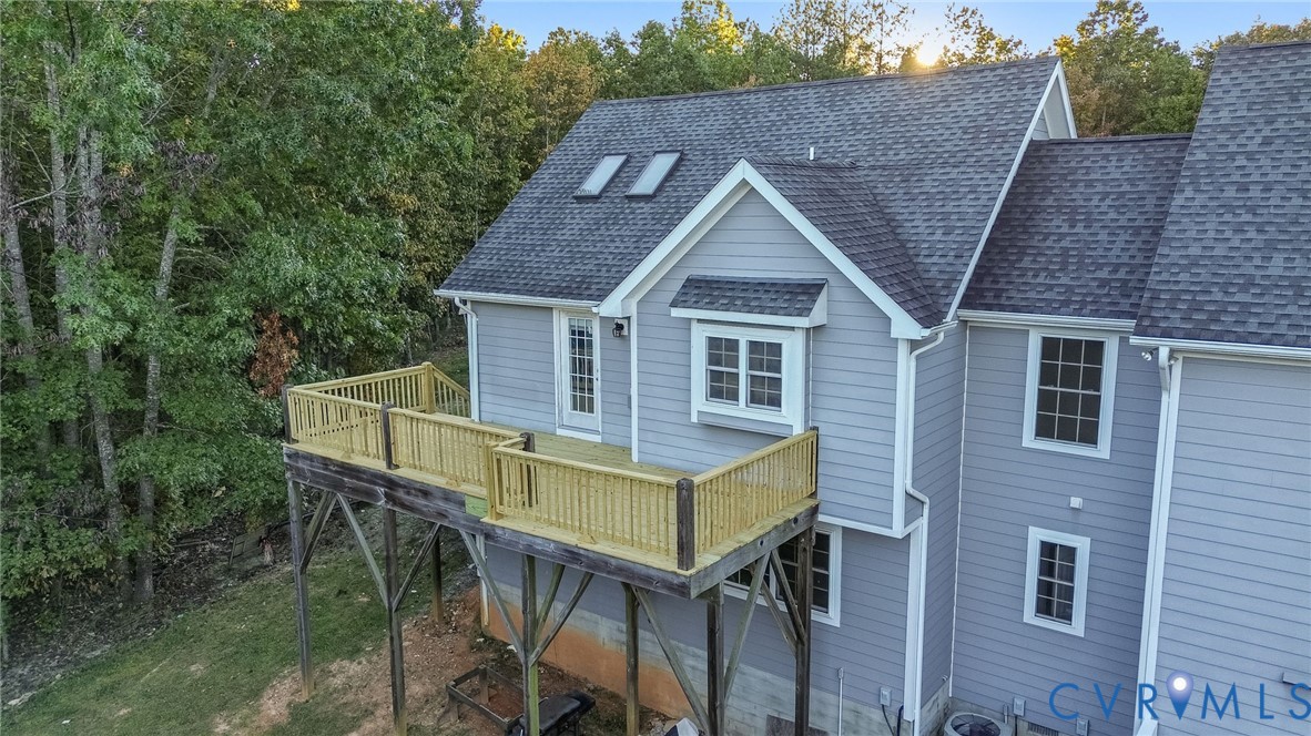 338 Thessalonia Road Bremo Bluff, VA 23022 - Photo 47 of 50 a balcony with table and chairs