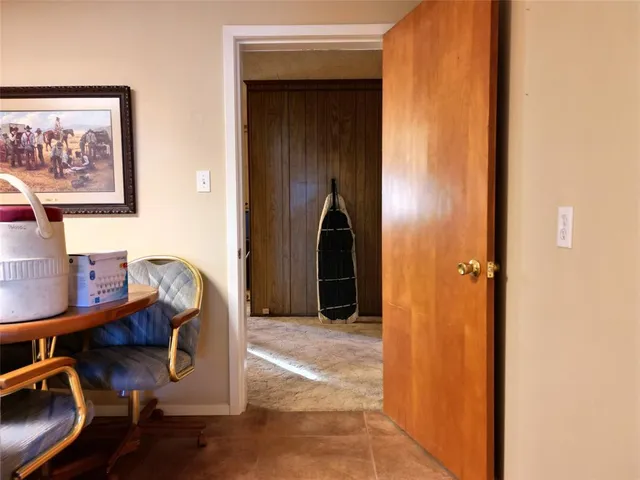 a room with gym equipment