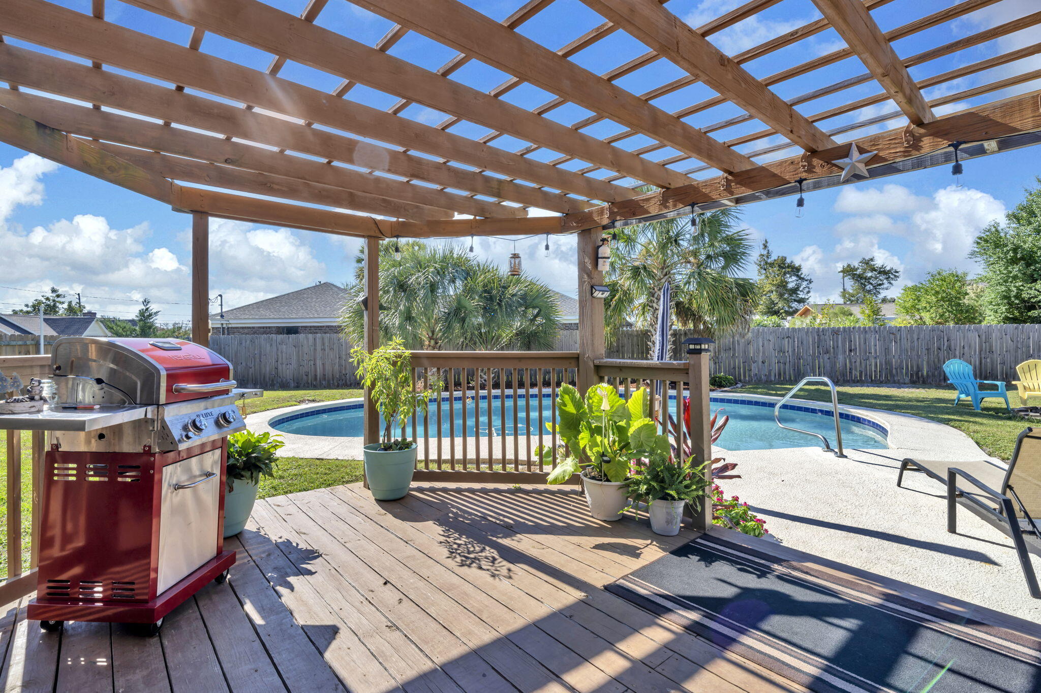 2609 Briarcliff Road Panama City, FL 32405 - Photo 4 of 41 a view of a patio with wooden floor