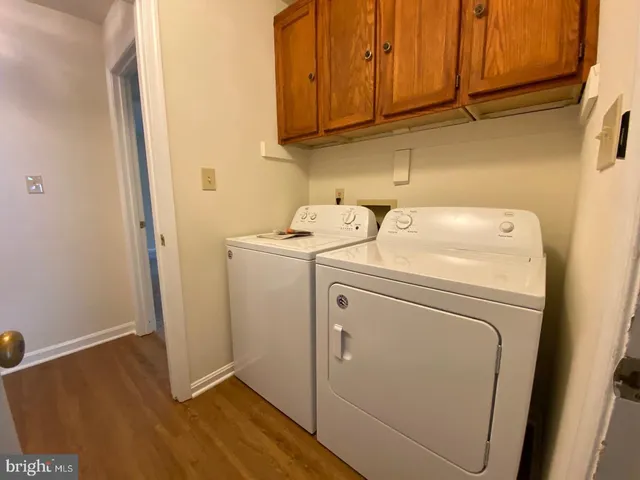 a view of a room with rack on the wall