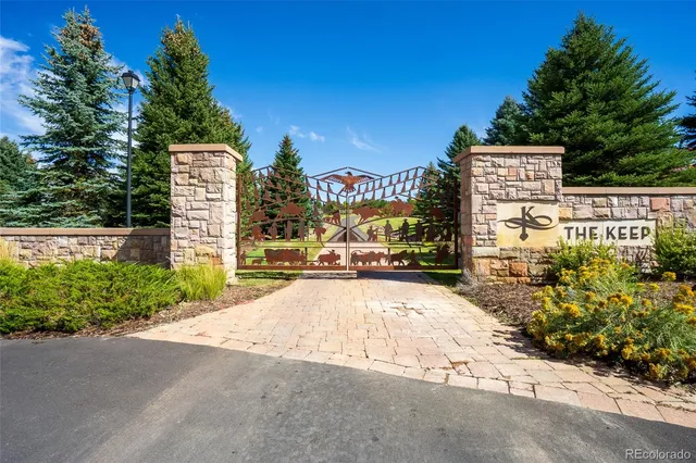 a view of a street with a building in the background