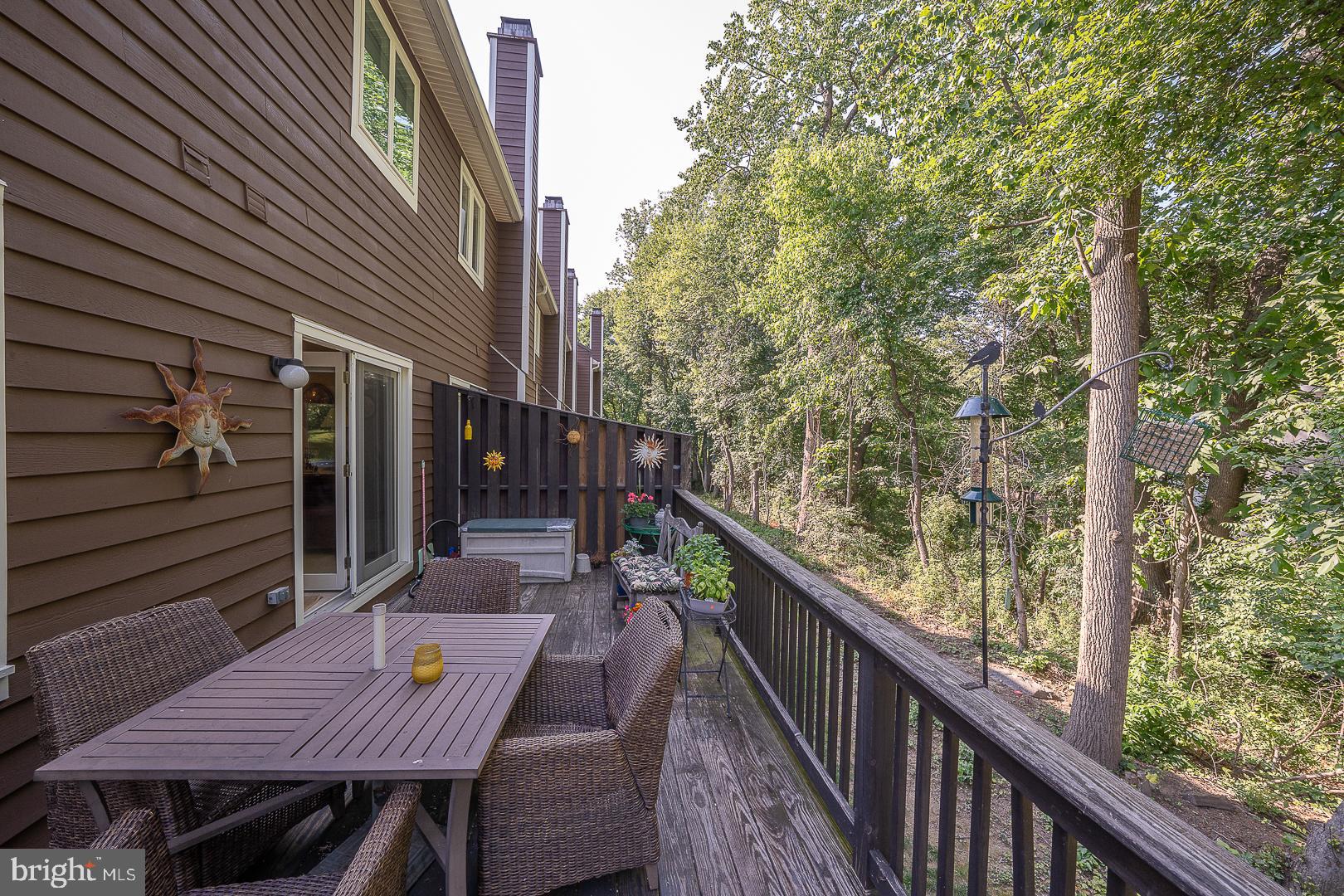 224 Fox Run Exton, PA 19341 - Photo 35 of 40 a view of balcony with wooden floor and outdoor seating