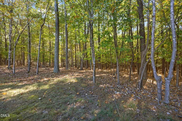 an aerial view of a houses with a yard